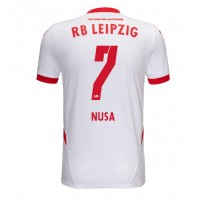 Fotbalové Dres RB Leipzig Antonio Nusa #7 Domácí 2024-25 Krátký Rukáv